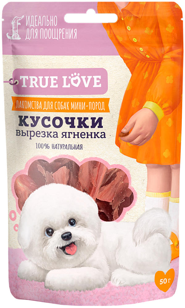

Лакомство Green Qzin True Love для собак маленьких пород кусочки из вырезки ягненка 50 гр (1 шт)