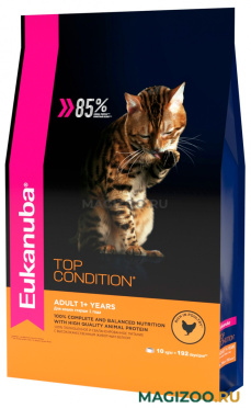 Сухой корм EUKANUBA ADULT TOP CONDITION для взрослых кошек с птицей (2 кг)