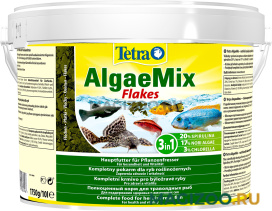 TETRA ALGAE MIX FLAKES корм хлопья для травоядных рыб (10 л)