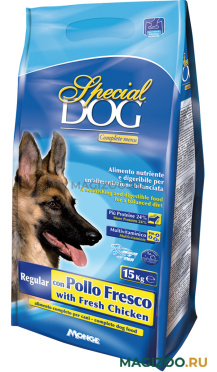 Сухой корм SPECIAL DOG REGULAR для взрослых собак с курицей (15 кг)