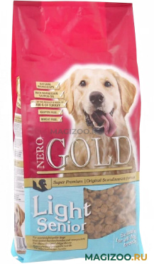 Сухой корм NERO GOLD DOG SENIOR/LIGHT для пожилых собак всех пород с индейкой и рисом (2,5 кг)