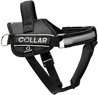 Шлея нейлоновая для собак Collar Dog Extremе Police №3 черная 55-75 см (1 шт)