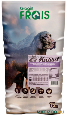 Сухой корм FRAIS SIGNATURE ADULT DOG RABBIT для взрослых собак средних и крупных пород с чувствительным пищеварение с кроликом (15 кг)