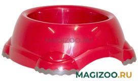 Миска нескользящая Moderna Smarty Bowl пластиковая бордовая 1,25 л (1 шт)