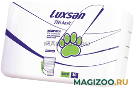 Пеленки коврики впитывающие для собак Luxsan Basic 40 х 60 см 30 шт (1 шт)