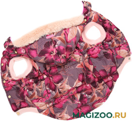 FOR MY DOGS куртка для собак бордо FW609-2018 (C3 УЦ) 