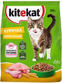 KITEKAT АППЕТИТНАЯ КУРОЧКА для взрослых кошек (0,35 кг)