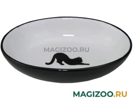 Миска керамическая Dogman Пантера 0,23 л (1 шт) 