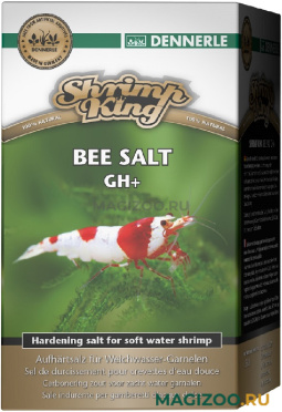 Добавка для повышения общей жесткости в аквариумах с пресноводными креветками Dennerle Shrimp King Bee Salt GH+ 200 гр (1 шт)