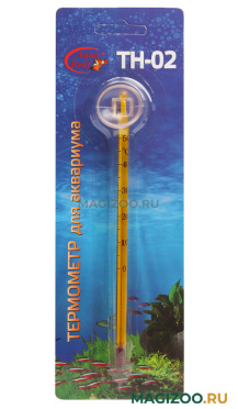Термометр для аквариума Aqua Reef ТН-02 на присоске тонкий (1 шт)