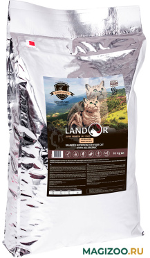 Сухой корм LANDOR CAT ADULT STERILIZED RABBIT & RICE для взрослых кастрированных котов и стерилизованных кошек с кроликом и рисом (10 кг)