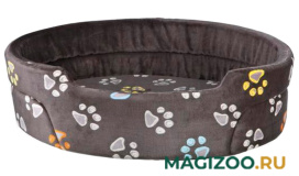 Лежак для собак и кошек Trixie Jimmy с бортиком плюш серый 110 × 95 см (1 шт)