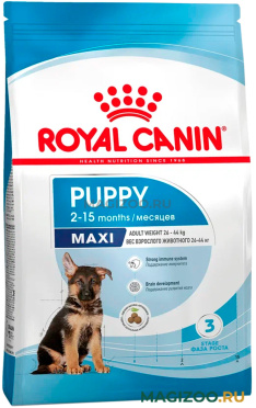 Сухой корм ROYAL CANIN MAXI PUPPY для щенков крупных пород в возрасте до 15 месяцев (3 кг УЦ)
