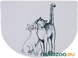 TRIXIE коврик под миску «КОШЕЧКА» (40 х 30 см) 