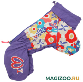 FOR MY DOGS дождевик для собак фиолет для девочек 512SS-2021 F (22) 