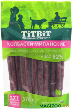 Лакомство TIT BIT для собак колбаски Миланские XXL 370 гр (1 шт)