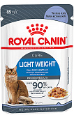 ROYAL CANIN LIGHT WEIGHT CARE для взрослых кошек контроль веса в желе пауч (85 гр)