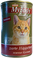 DR. ALDER'S MY LADY CLASSIC для взрослых кошек с телятиной в соусе  (415 гр)