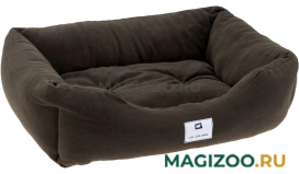 Софа для собак и кошек Ferplast Coccolo Microfleece 60 темно-зеленая 66 х 50 х 20 см (1 шт) 