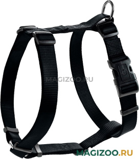 Шлейка для собак Hunter Smart Ecco Sport L нейлон черная 25 мм 54 – 87/59 – 100 см (1 шт)