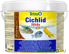 TETRA CICHLID STICKS корм палочки для всех видов цихлид (10 л)