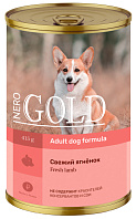 NERO GOLD ADULT DOG LAMB для взрослых собак со свежим ягненком (415 гр)