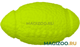 Игрушка для собак Mr.Kranch Мяч-регби неоновый желтый 14 см (1 шт)