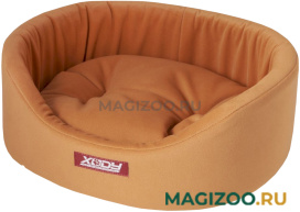 Лежак для собак и кошек Xody Премиум Романо № 3 охра 55 х 43 х 16 см (1 шт)