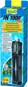 Фильтр внутренний TETRA IN 1000 PLUS для аквариума 120 – 200 л, 500 – 1000 л/ч, 14 Вт (1шт)
