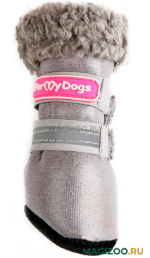 FOR MY DOGS сапоги для собак зимние серые FMD677-2021 (0)
