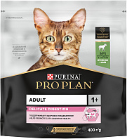 PRO PLAN DELICATE DIGESTION для взрослых кошек для чувствительного пищеварения с ягненком (0,4 кг)