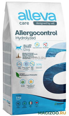 Сухой корм ALLEVA CARE ADULT DOG ALLERGOCONTROL для взрослых собак всех пород при пищевой непереносимости (2 кг)