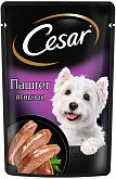 CESAR для взрослых собак маленьких пород паштет с ягненком пауч (80 гр) 