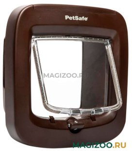 Дверца для кошек PetSafe StayWell 4-позиционная коричневая 14,6 х 13,5 см (1 шт)