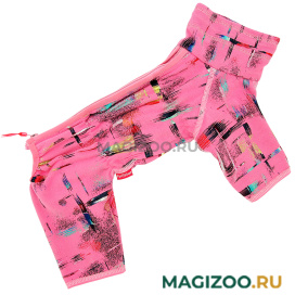 FOR MY DOGS комбинезон для собак розовый для девочек FW1105-2021 F (16) 