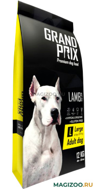 Сухой корм GRAND PRIX LARGE ADULT для взрослых собак крупных пород с ягненком (12 кг УЦ)