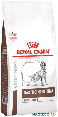 Сухой корм ROYAL CANIN GASTRO INTESTINAL HIGH FIBRE для взрослых собак при заболеваниях желудочно-кишечного тракта с повышенным содержанием клетчатки (2 кг)