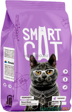 Сухой корм SMART CAT для взрослых кошек с кроликом (1,4 кг)