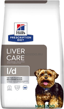 Сухой корм HILL'S PRESCRIPTION DIET L/D для взрослых собак при заболеваниях печени (10 кг)