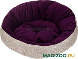 Лежак для собак и кошек Xody Подиум Violet флок 48 х 48 см  (1 шт)