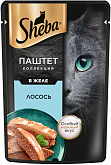 SHEBA для взрослых кошек паштет с лососем пауч (75 гр)