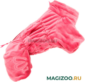 FOR MY DOGS комбинезон-шубка для собак розовый для девочек FW1097-2021 F (12) 