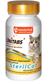 UNITABS STERILCAT витаминно-минеральный комплекс для кастрированных котов и стерилизованных кошек с Q10 (120 т)