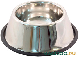 TRIOL миска металлическая на резинке для собак породы пудель, кокер-спаниель (0,9 л УЦ)