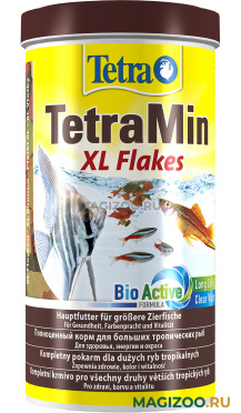 TETRAMIN XL FLAKES корм хлопья для всех видов рыб крупные хлопья (1 л)