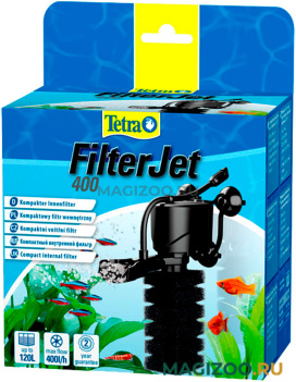 Фильтр внутренний TETRA FILTERJET 400 компактный для аквариума 50 – 120 л, 400 л/ч, 4 Вт (1 шт) 