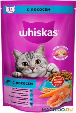 Сухой корм WHISKAS АППЕТИТНЫЙ ОБЕД для взрослых кошек c лососем с нежным паштетом (0,35 кг)