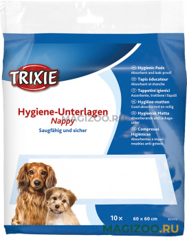 Пеленки впитывающие для собак Trixie 60 х 60 см 10 шт (1 шт)