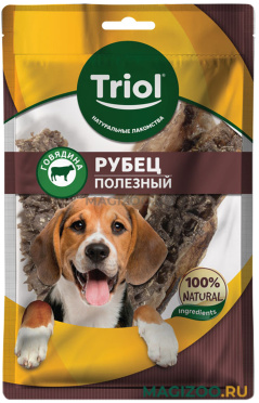 Лакомство TRIOL для собак рубец говяжий полезный 30 гр (1 шт)