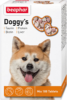 BEAPHAR DOGGY'S MIX – Беафар лакомство витаминизированное для собак Микс (180 шт)